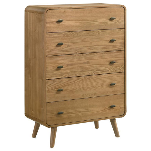 Robyn - 5-Drawer Bedroom Chest - Premium Accent Chests from CoasterEssence - Just $699! Shop now at Furniture Wholesale Plus  We are the best furniture store in Nashville, Hendersonville, Goodlettsville, Madison, Antioch, Mount Juliet, Lebanon, Gallatin, Springfield, Murfreesboro, Franklin, Brentwood