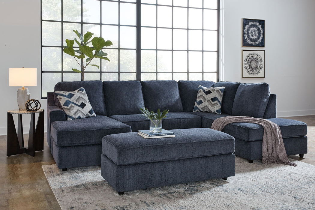 Albar Place - Sectional With Ottoman – 3 Piece Living Room Sets by Signature Design by Ashley® at Furniture Wholesale Plus , Nashville furniture store