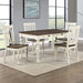 Joanna - Dining Set With Two Tone Table – 5 Piece Dining Room Sets by Steve Silver Furniture at Furniture Wholesale Plus , Nashville furniture store