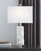 Malise - Alabaster Table Lamp  - White – Table Lamps by Signature Design by Ashley® at Furniture Wholesale Plus , Nashville furniture store