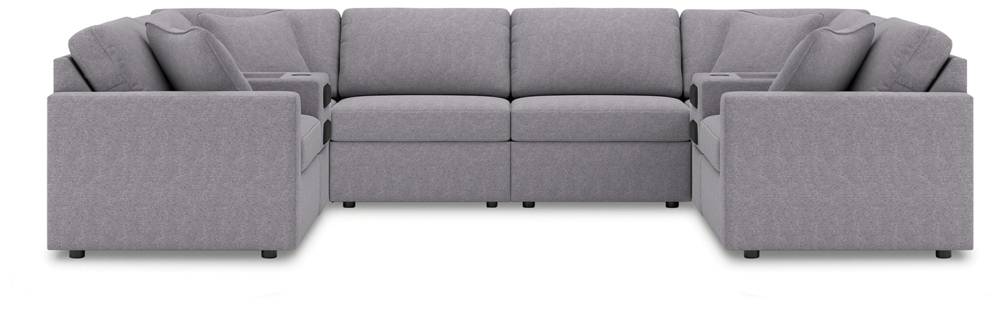 Modmax - Sectional - Granite – Stationary Sectionals by Signature Design by Ashley® at Furniture Wholesale Plus , Nashville furniture store