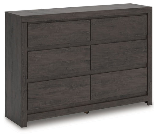 Fraluna - Six Drawer Dresser - Charcoal – Dressers by Signature Design by Ashley® at Furniture Wholesale Plus , Nashville furniture store