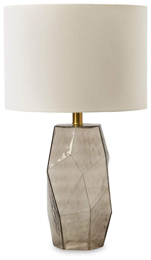 Taylow - Gray - Glass Table Lamp - Premium Table Lamps from Signature Design by Ashley® - Just $88! Shop now at Furniture Wholesale Plus  We are the best furniture store in Nashville, Hendersonville, Goodlettsville, Madison, Antioch, Mount Juliet, Lebanon, Gallatin, Springfield, Murfreesboro, Franklin, Brentwood