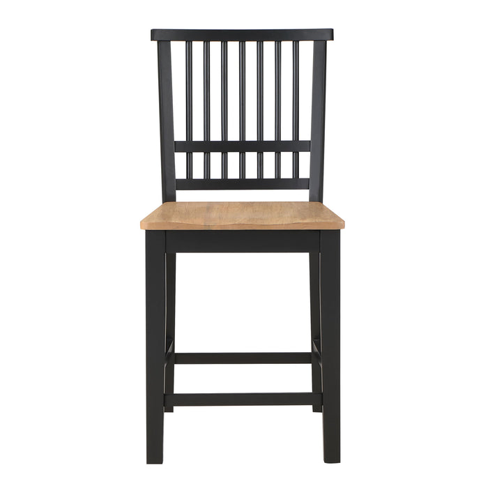 Magnolia - Counter Stool (Set of 2) - Black – Stool Sets by Steve Silver Furniture at Furniture Wholesale Plus , Nashville furniture store