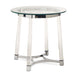 Lucinda - 24.5" End Table - Chrome – End Tables by Elements International at Furniture Wholesale Plus , Nashville furniture store