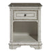 Magnolia Manor - 1 Drawer Nightstand - Antique White – Accent Nightstands by Liberty Furniture at Furniture Wholesale Plus , Nashville furniture store