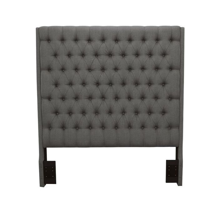 Camille - Upholstered Queen Panel Headboard - Gray - Premium Upholstered Headboards from CoasterEssence - Just $619! Shop now at Furniture Wholesale Plus  We are the best furniture store in Nashville, Hendersonville, Goodlettsville, Madison, Antioch, Mount Juliet, Lebanon, Gallatin, Springfield, Murfreesboro, Franklin, Brentwood