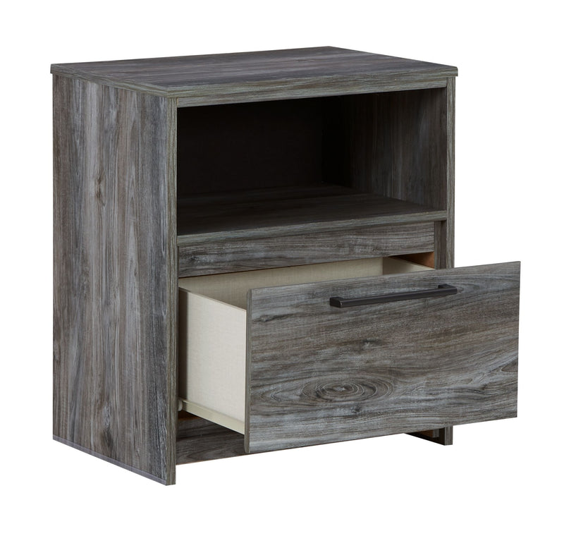 Baystorm - One Drawer Night Stand – Nightstands w/ Charging Stations by Signature Design by Ashley® at Furniture Wholesale Plus , Nashville furniture store