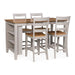 Harperfeld - Dining Room Counter Table Set (Set of 5) - Natural / Gray – 5 Piece Dining Room Sets by Signature Design by Ashley® at Furniture Wholesale Plus , Nashville furniture store