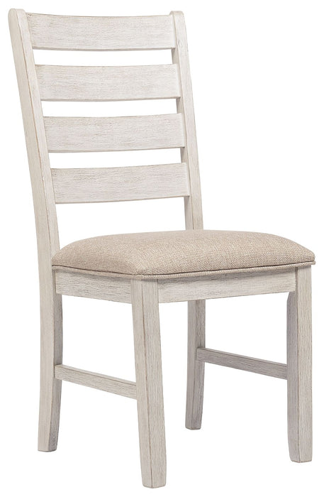 Skempton - Dining UPH Side Chair (Set of 2) - White – Chair Sets by Signature Design by Ashley® at Furniture Wholesale Plus , Nashville furniture store