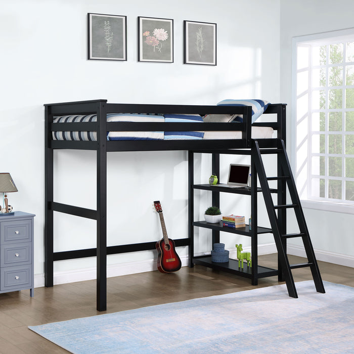 Anica 3-shelf Wood Twin Loft Bed - Premium Loft Bed from Coaster Z2 Standard - Just $590! Shop now at Furniture Wholesale Plus  We are the best furniture store in Nashville, Hendersonville, Goodlettsville, Madison, Antioch, Mount Juliet, Lebanon, Gallatin, Springfield, Murfreesboro, Franklin, Brentwood