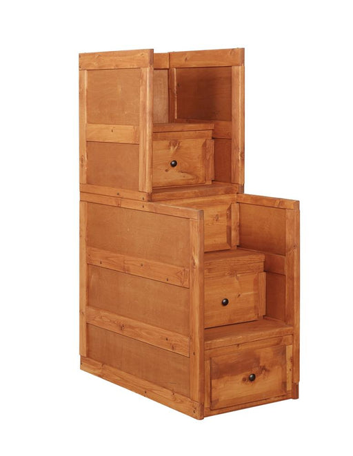 Wrangle Hill 4-drawer Stairway Chest Amber Wash - Premium Chest from Coaster Z2 Standard - Just $918! Shop now at Furniture Wholesale Plus  We are the best furniture store in Nashville, Hendersonville, Goodlettsville, Madison, Antioch, Mount Juliet, Lebanon, Gallatin, Springfield, Murfreesboro, Franklin, Brentwood