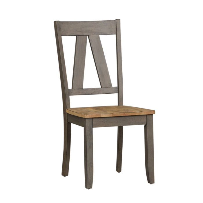 Lindsey Farm - Splat Back Side Chair (RTA) – Side Chairs by Liberty Furniture at Furniture Wholesale Plus , Nashville furniture store