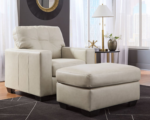 Santorine - Living Room Set – Stationary Chair & Ottoman by Signature Design by Ashley® at Furniture Wholesale Plus , Nashville furniture store