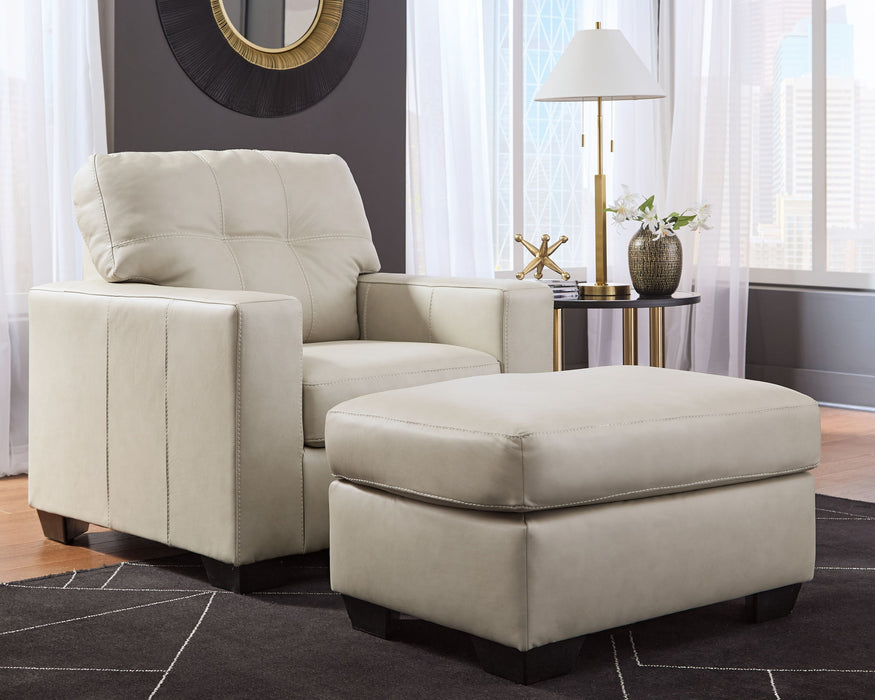 Santorine - Living Room Set – Stationary Chair & Ottoman by Signature Design by Ashley® at Furniture Wholesale Plus , Nashville furniture store