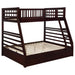 Ashton Twin Over Full 2-drawer Bunk Bed Cappuccino - Premium Bunk Bed from Coaster Z2 Standard - Just $698! Shop now at Furniture Wholesale Plus  We are the best furniture store in Nashville, Hendersonville, Goodlettsville, Madison, Antioch, Mount Juliet, Lebanon, Gallatin, Springfield, Murfreesboro, Franklin, Brentwood