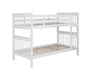 Chapman Twin Over Twin Bunk Bed White - Premium Bunk Bed from Coaster Z2 Standard - Just $510! Shop now at Furniture Wholesale Plus  We are the best furniture store in Nashville, Hendersonville, Goodlettsville, Madison, Antioch, Mount Juliet, Lebanon, Gallatin, Springfield, Murfreesboro, Franklin, Brentwood