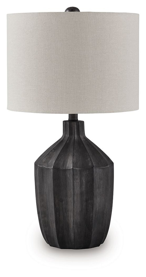 Jilton - Black - Poly Table Lamp - Premium Table Lamps from Signature Design by Ashley® - Just $88! Shop now at Furniture Wholesale Plus  We are the best furniture store in Nashville, Hendersonville, Goodlettsville, Madison, Antioch, Mount Juliet, Lebanon, Gallatin, Springfield, Murfreesboro, Franklin, Brentwood