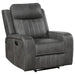 Raelynn - Upholstered Track Arm Recliner – Reclining Chairs by Coaster Fine Furniture at Furniture Wholesale Plus , Nashville furniture store