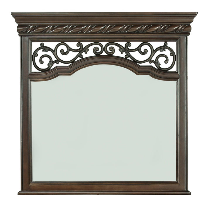Arbor Place - Landscape Mirror - Dark Brown – Landscape Mirrors by Liberty Furniture at Furniture Wholesale Plus , Nashville furniture store