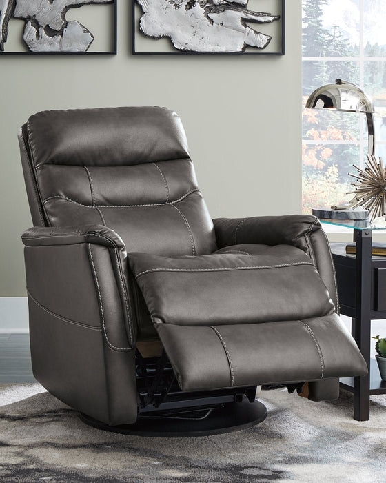 Riptyme Swivel Glider Recliner - Premium Recliner from Ashley Furniture - Just $542.45! Shop now at Furniture Wholesale Plus  We are the best furniture store in Nashville, Hendersonville, Goodlettsville, Madison, Antioch, Mount Juliet, Lebanon, Gallatin, Springfield, Murfreesboro, Franklin, Brentwood