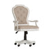 Magnolia Manor - Jr Executive Desk Chair - Antique White – Swivel Chairs by Liberty Furniture at Furniture Wholesale Plus , Nashville furniture store
