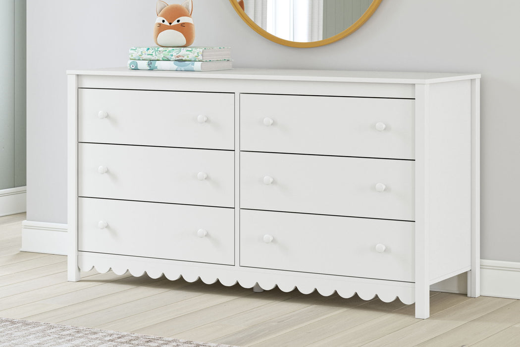 Hallityn - Six Drawer Dresser - White – Dressers by Signature Design by Ashley® at Furniture Wholesale Plus , Nashville furniture store