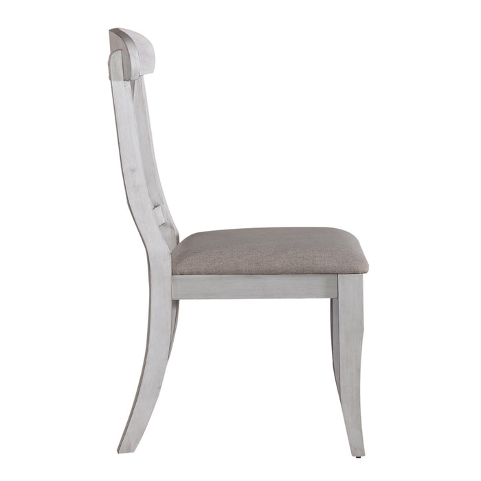 Ocean Isle - Uph X Back Side Chair (RTA) – Side Chairs by Liberty Furniture at Furniture Wholesale Plus , Nashville furniture store