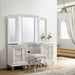 Twenty Nine - Vanity Stool With Acrylic Leg – Vanity Stools by Elements International at Furniture Wholesale Plus , Nashville furniture store