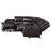 Alexandria - Leather Power Sectional – Reclining Sectionals by Steve Silver Furniture at Furniture Wholesale Plus , Nashville furniture store