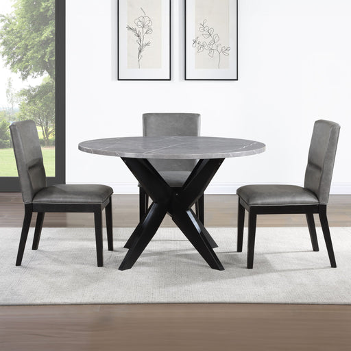 Amy - 5 Piece Dining Set - Gray - Premium 5 Piece Dining Room Sets from Steve Silver Furniture - Just $879! Shop now at Furniture Wholesale Plus  We are the best furniture store in Nashville, Hendersonville, Goodlettsville, Madison, Antioch, Mount Juliet, Lebanon, Gallatin, Springfield, Murfreesboro, Franklin, Brentwood