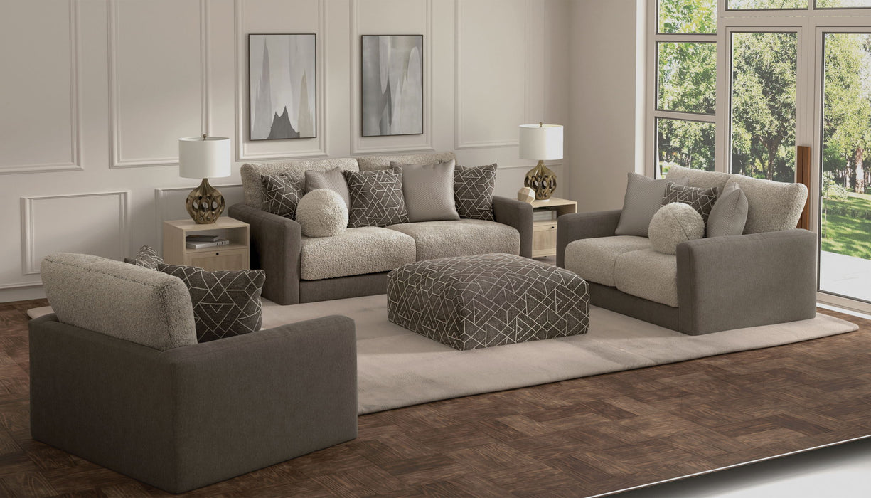 Reddington - Ottoman - Umber – Upholstered Ottomans by Jackson at Furniture Wholesale Plus , Nashville furniture store