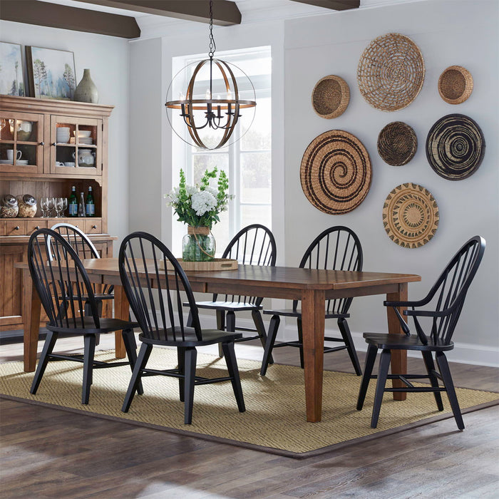 Hearthstone Ridge - Rectangular Table Set – 5 Piece Dining Room Sets by Liberty Furniture at Furniture Wholesale Plus , Nashville furniture store