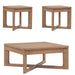 Ballentine - Optional 3 Piece Set - Weathered Bronze – Table Sets by Liberty Furniture at Furniture Wholesale Plus , Nashville furniture store