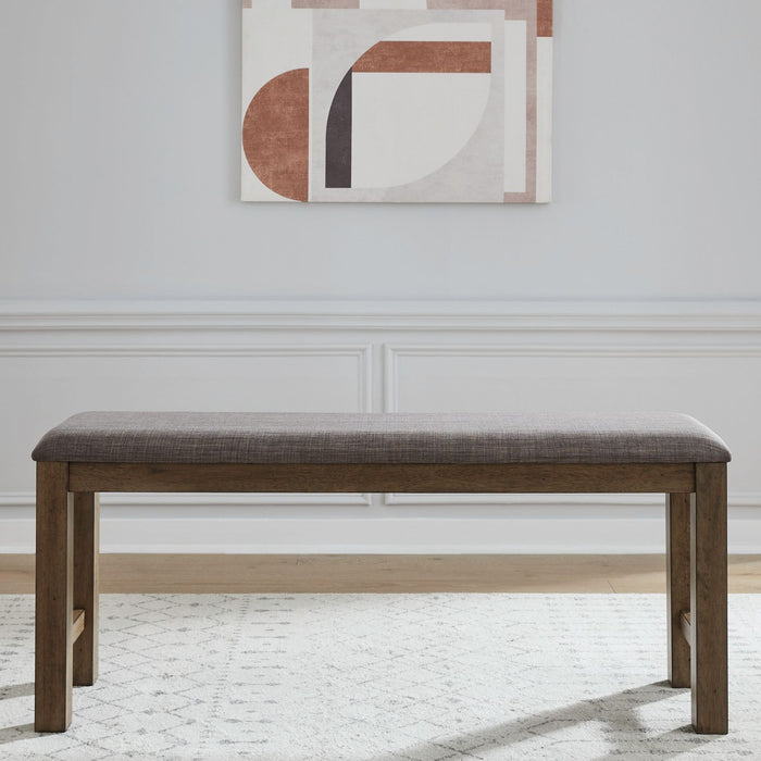 Brook Bay - Upholstered Counter Bench – Upholstered Benches by Liberty Furniture at Furniture Wholesale Plus , Nashville furniture store