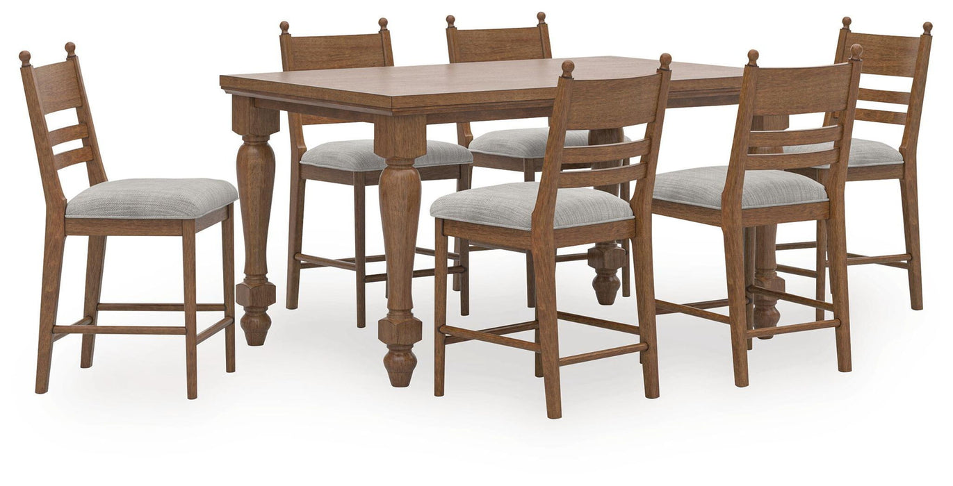 Greddinton - Counter Height Dining Table Set – 7 Piece Dining Room Sets by Signature Design by Ashley® at Furniture Wholesale Plus , Nashville furniture store