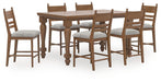 Greddinton - Counter Height Dining Table Set – 7 Piece Dining Room Sets by Signature Design by Ashley® at Furniture Wholesale Plus , Nashville furniture store