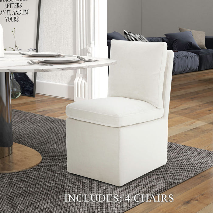 Accent Dining - Accent Dining Chair With Casters – Side Chairs by Liberty Furniture at Furniture Wholesale Plus , Nashville furniture store