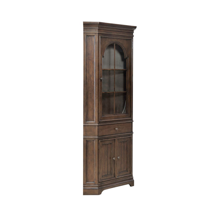 Arden Road - Corner Cabinet - Satin Cherry – Accent Cabinets by Liberty Furniture at Furniture Wholesale Plus , Nashville furniture store