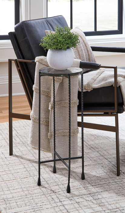 Newgoren - Accent Table - Clear / Black – Accent Tables by Signature Design by Ashley® at Furniture Wholesale Plus , Nashville furniture store
