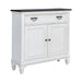 Allyson Park - Accent Hall Console - Wirebrushed White / Charcoal – Console Tables by Liberty Furniture at Furniture Wholesale Plus , Nashville furniture store
