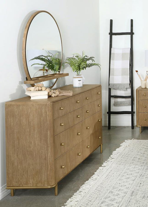 Arini - 8-Drawer Bedroom Dresser With Mirror – Dresser & Mirror by CoasterElevations at Furniture Wholesale Plus , Nashville furniture store
