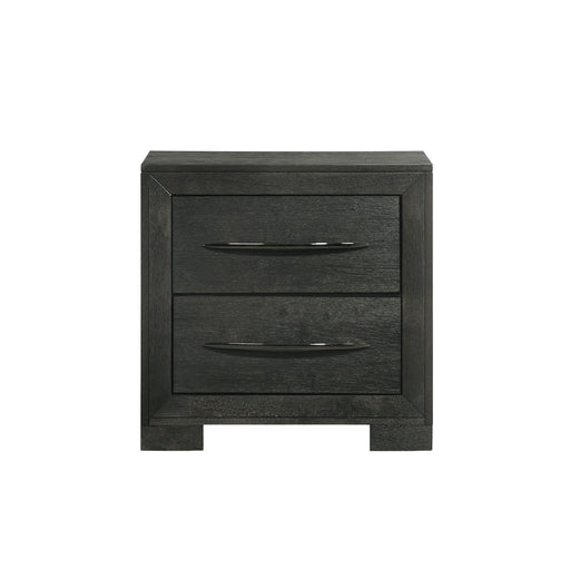 Allan - 2-Drawer Nightstand - Black – Accent Nightstands by Elements International at Furniture Wholesale Plus , Nashville furniture store