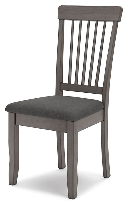 Shullden - Dining Room Side Chair (Set of 2) - Gray – Chair Sets by Signature Design by Ashley® at Furniture Wholesale Plus , Nashville furniture store