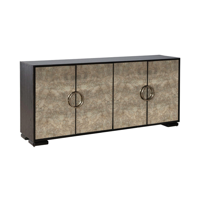 Barlowe - 4 Door Accent Cabinet - Cappuccino – Accent Cabinets by Liberty Furniture at Furniture Wholesale Plus , Nashville furniture store