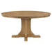 Hartville - 60" Round Dining Table - Natural Light Brown – Dining Tables by Coaster Fine Furniture at Furniture Wholesale Plus , Nashville furniture store