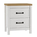 Kerisden - Two Drawer Night Stand - White / Brown – Accent Nightstands by Signature Design by Ashley® at Furniture Wholesale Plus , Nashville furniture store