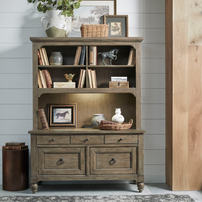 Americana Farmhouse - Credenza – Credenzas & Hutches by Liberty Furniture at Furniture Wholesale Plus , Nashville furniture store