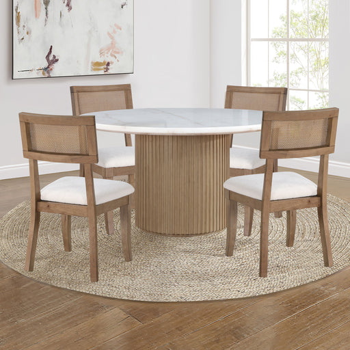 Colvin - Dining Set With Cane Chairs – 5 Piece Dining Room Sets by Steve Silver Furniture at Furniture Wholesale Plus , Nashville furniture store