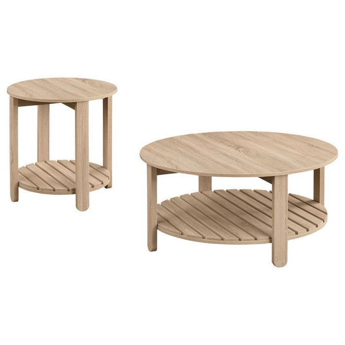 Fowler - Round Coffee Table Set – Table Sets by Coaster Fine Furniture at Furniture Wholesale Plus , Nashville furniture store
